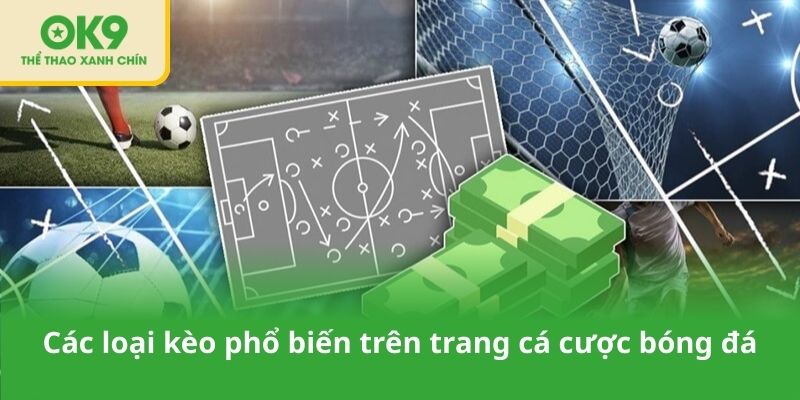 Các loại kèo phổ biến trên trang cá cược bóng đá