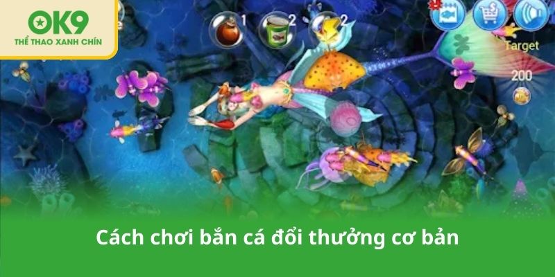 Cách chơi bắn cá đổi thưởng cơ bản
